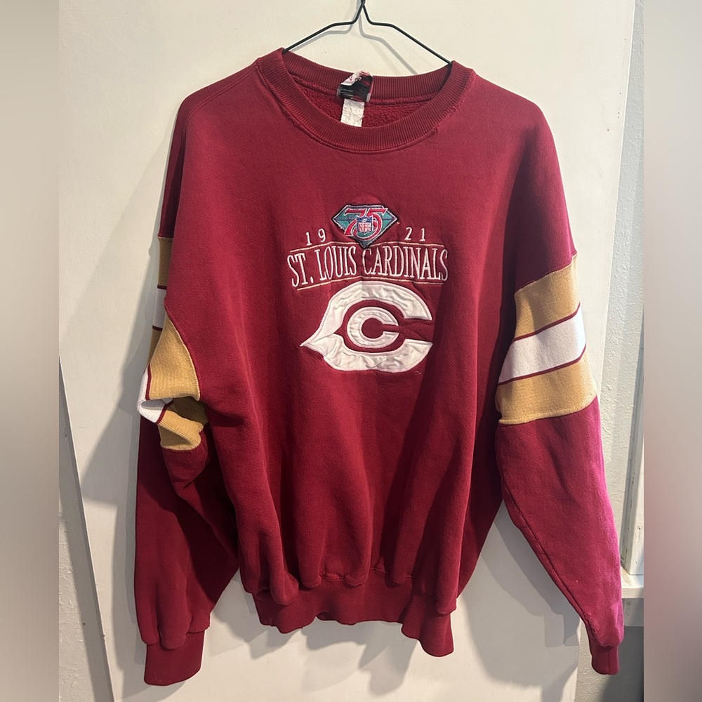 Vintage legends authentic St. Louis Cardinals football sweater.